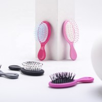 Hot selling compact travel brush portable baby hair brush customizable  plastic massage brush