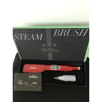 electric LCD steam hair straightening brush